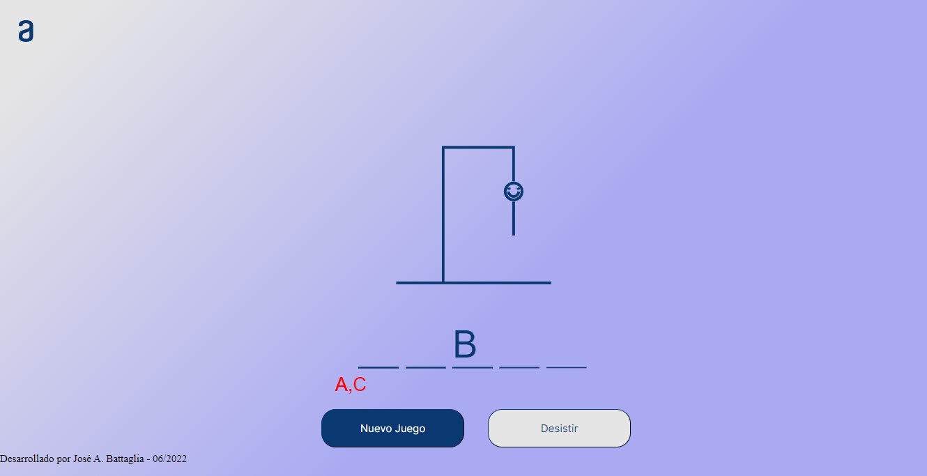 Juego Ahorcado